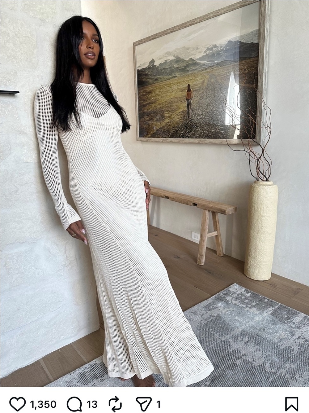 DISSH Ophelia crochet maxi dress